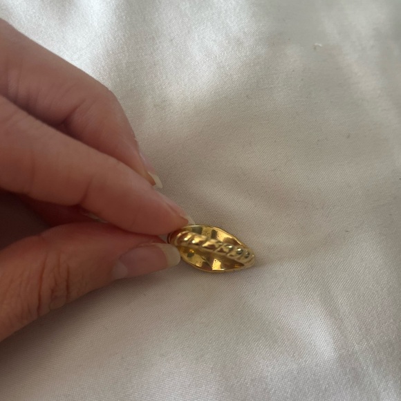 Stainless Steel Gold Ring - Picture 2 of 6